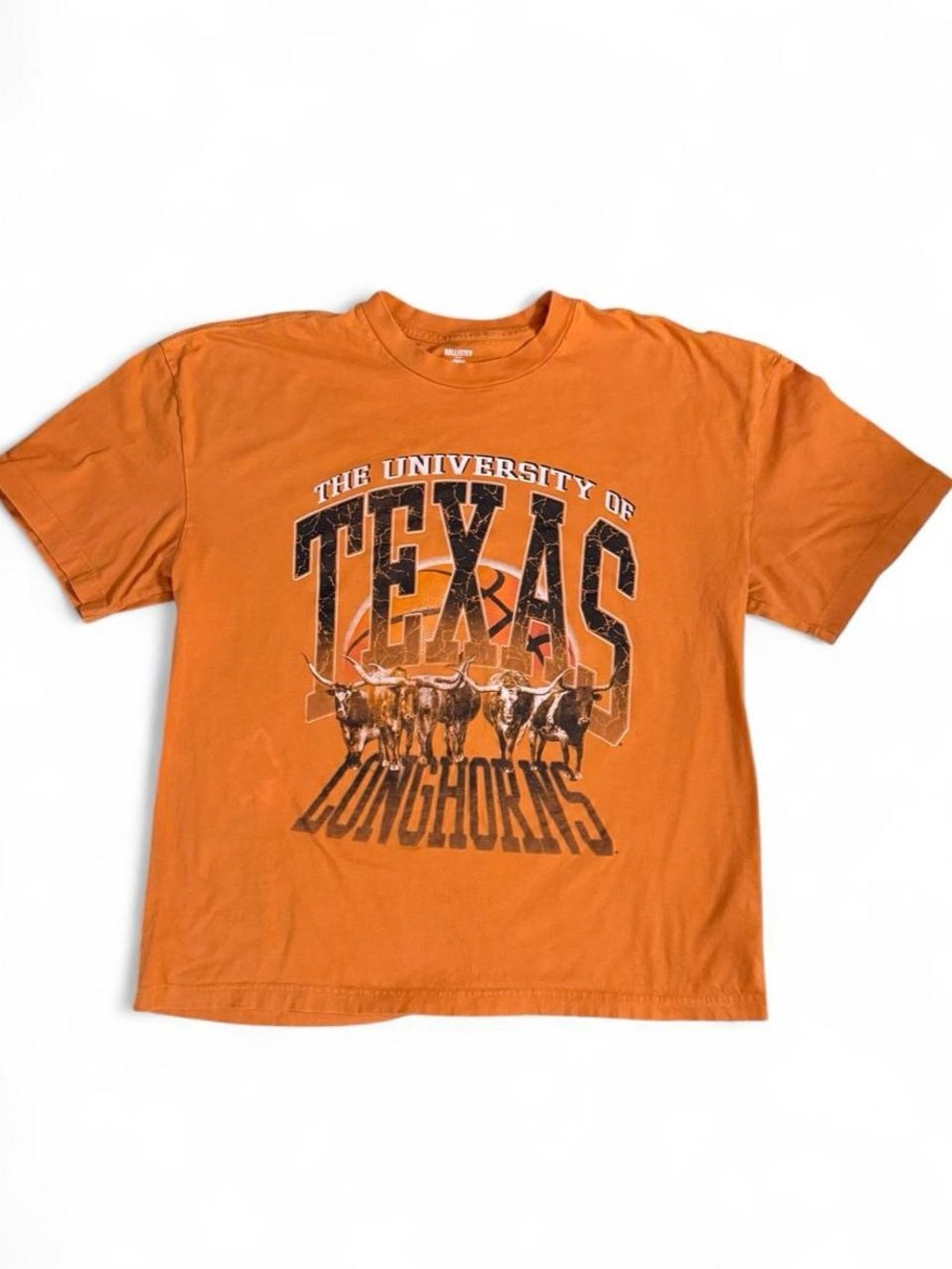 Hollister Orange Texas Longhorns Graphic Tee